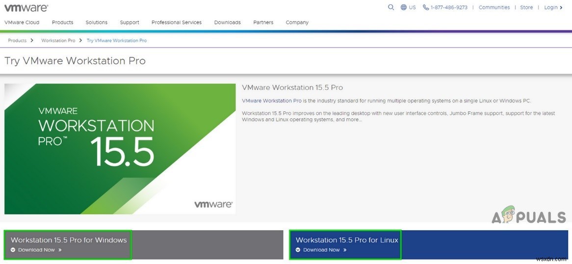 Lỗi bộ nhớ vật lý không đủ trong VMware 