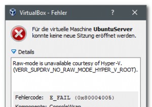 Cách khắc phục Chế độ thô không khả dụng được phép của Hyper-V? 