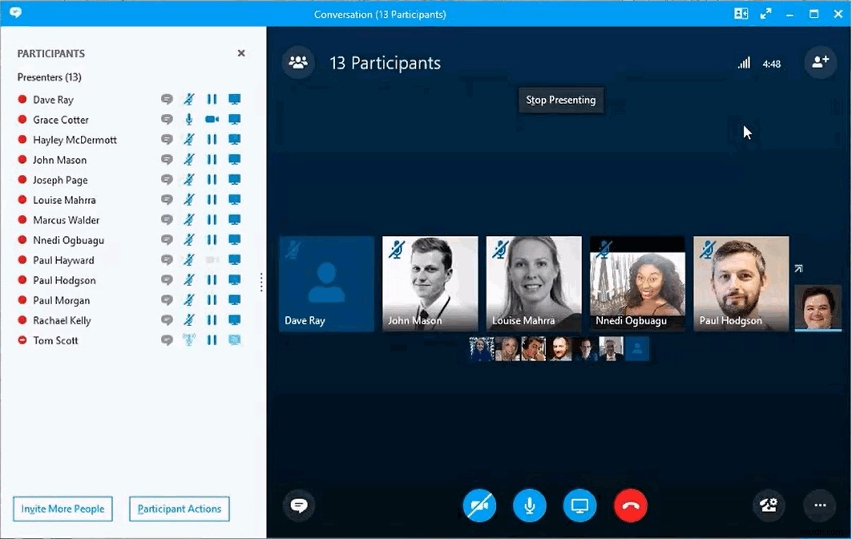 Làm thế nào để Chỉ định Người thuyết trình cho Hội nghị Skype for Business? 