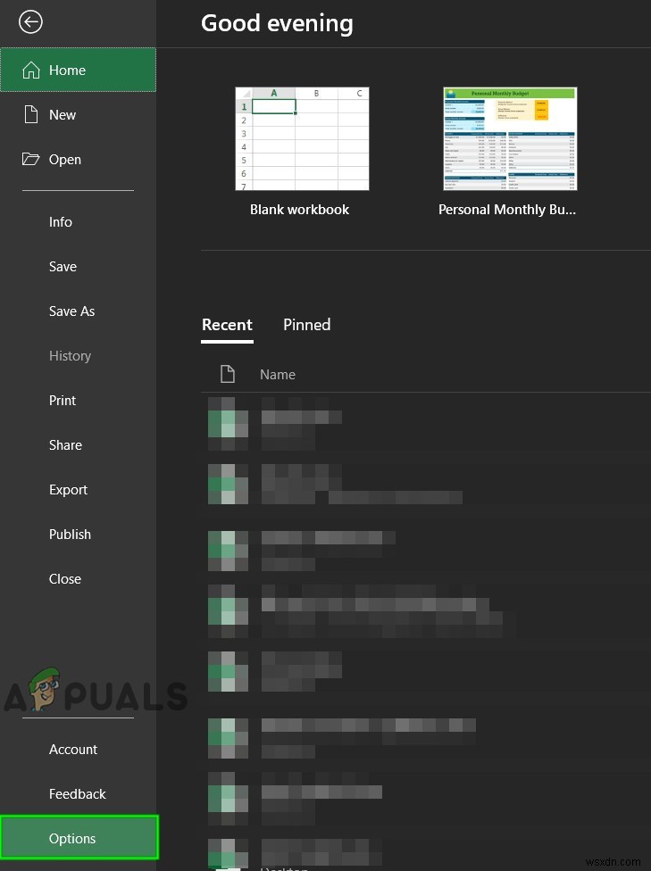 Khắc phục:Microsoft Excel đang cố gắng khôi phục thông tin của bạn 