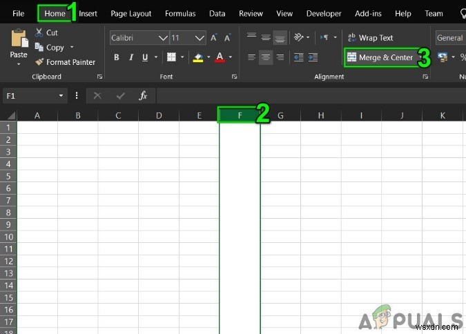 Không thể thêm hoặc tạo ô mới trong Excel 