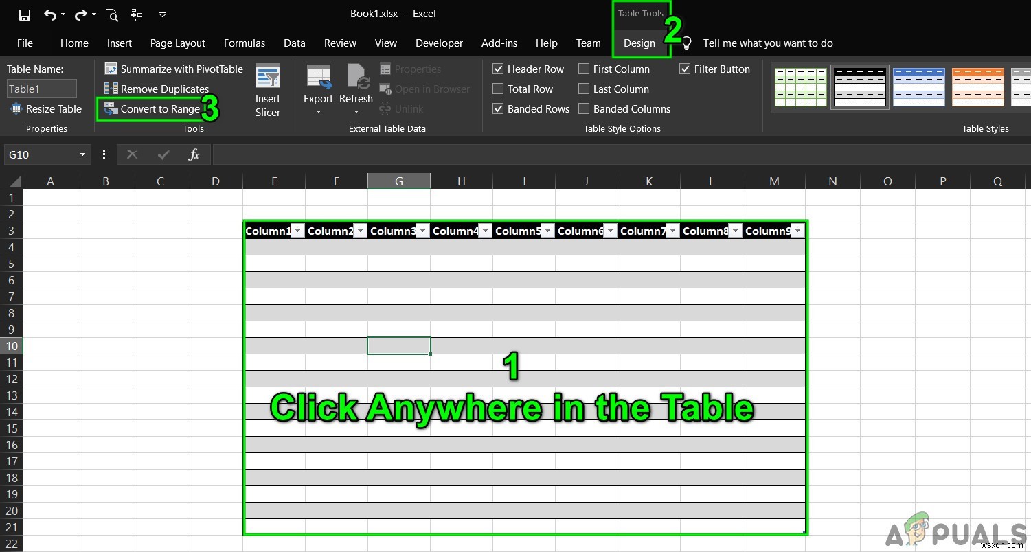 Không thể thêm hoặc tạo ô mới trong Excel 