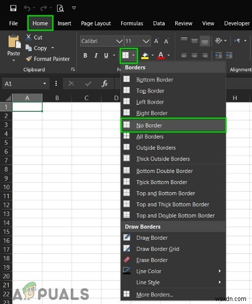 Không thể thêm hoặc tạo ô mới trong Excel 