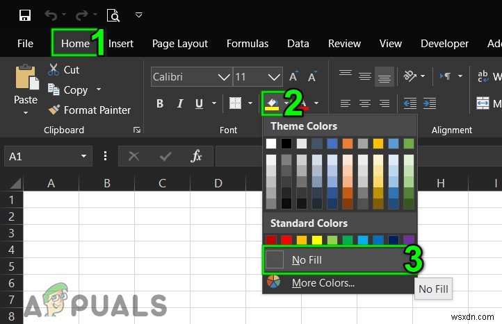 Không thể thêm hoặc tạo ô mới trong Excel 