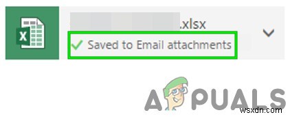 Outlook s WebApp sẽ không tải xuống tệp đính kèm 