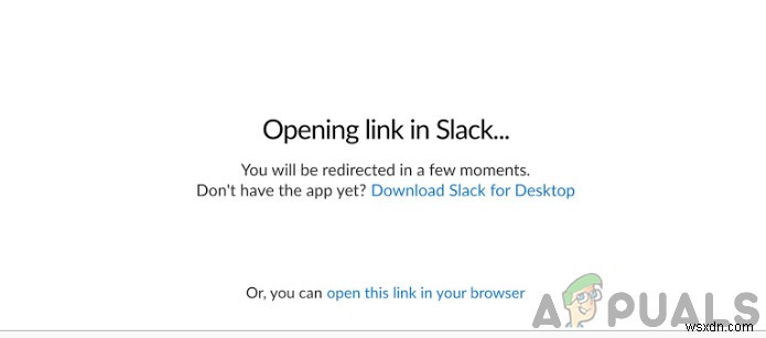 Làm thế nào để giải quyết các liên kết không mở trên Slack? 