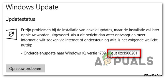 Làm thế nào để khắc phục lỗi cập nhật Windows 0xc1900201? 