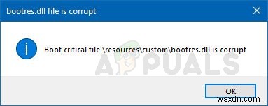 Làm thế nào để sửa lỗi tệp Bootres.dll bị hỏng trên Windows 10? 
