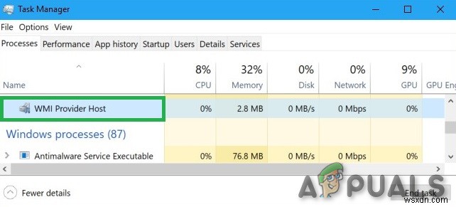 Wmiprvse.exe trong Windows là gì và nó có An toàn không? 