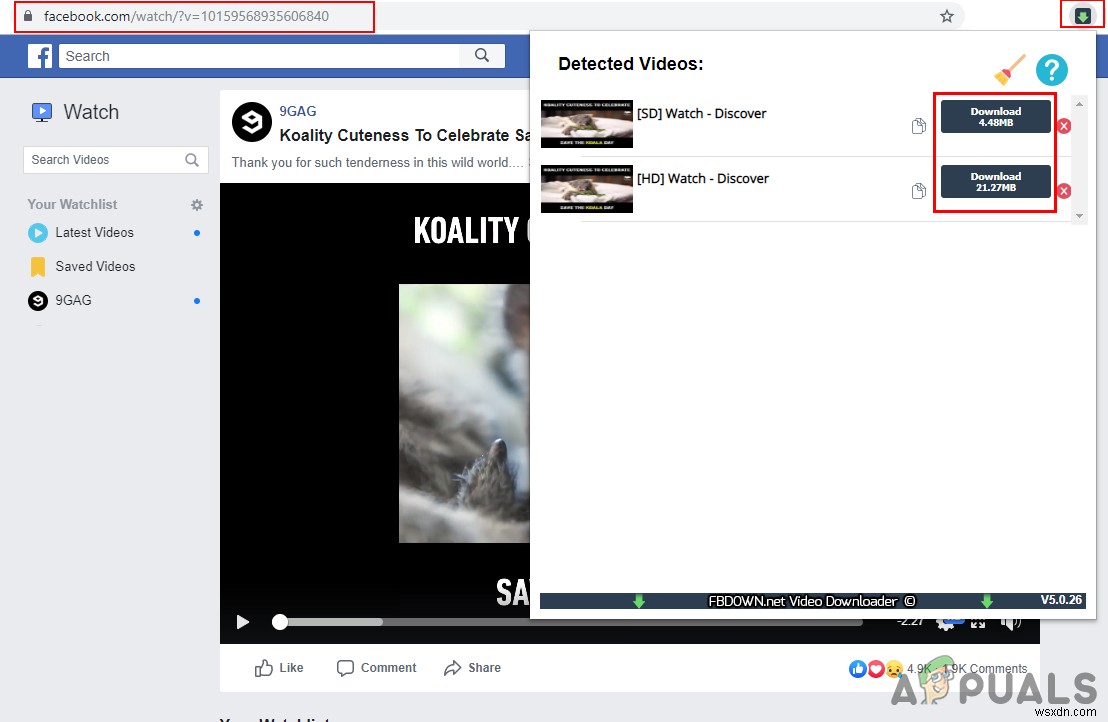 Làm thế nào để tải xuống video Facebook trên PC? 