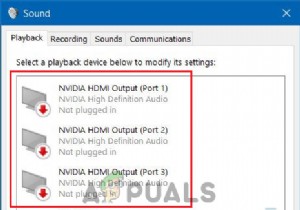 Làm thế nào để sửa lỗi đầu ra NVIDIA không được cắm trên Windows? 