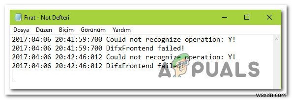Cách khắc phục lỗi khởi động ‘DifxFrontend failed!’ Trên Windows? 