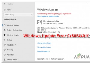 Làm thế nào để khắc phục lỗi Windows Update 0x8024401f? 