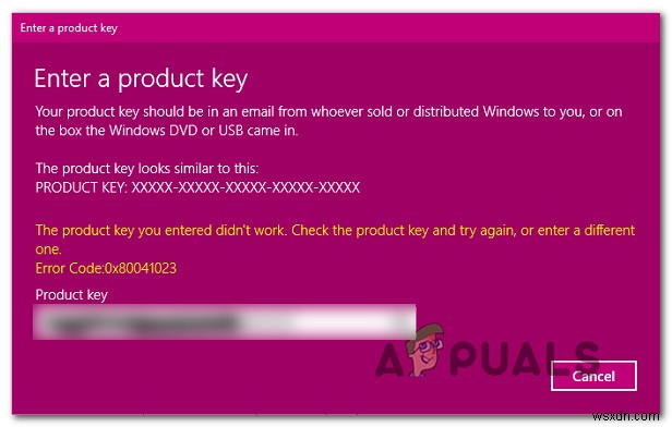 Cách khắc phục lỗi kích hoạt Windows 10 0x80041023 