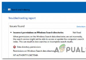 Cách khắc phục sự cố  Quyền không chính xác trên thư mục Tìm kiếm của Windows  