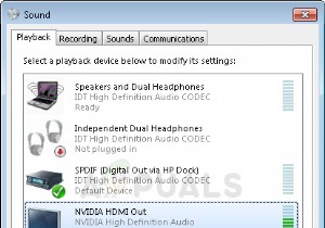 Làm thế nào để khắc phục sự cố âm thanh không có âm thanh độ nét cao NVIDIA trên Windows? 