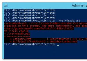 Làm thế nào để sửa lỗi  Running Scripts bị vô hiệu hóa trên hệ thống này  trên Powershell? 