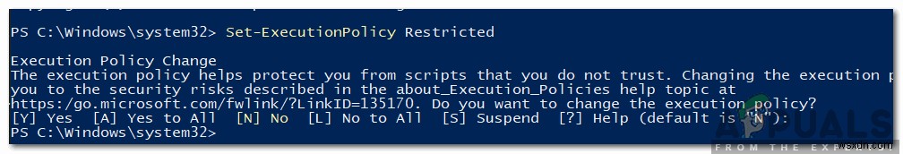 Làm thế nào để sửa lỗi  Running Scripts bị vô hiệu hóa trên hệ thống này  trên Powershell? 