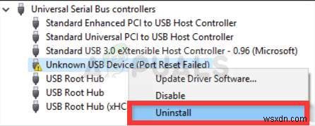 Cách khắc phục lỗi không xác định đặt lại cổng thiết bị USB trên Windows 10?