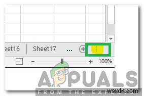Làm thế nào để sửa lỗi  thiếu thanh cuộn  trong Excel? 