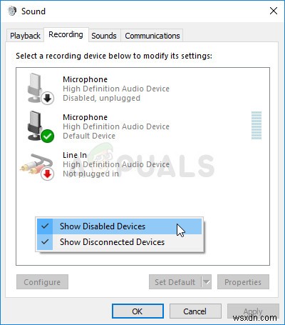 Cách khắc phục tai nghe không hiển thị trong thiết bị phát lại trên Windows 10?