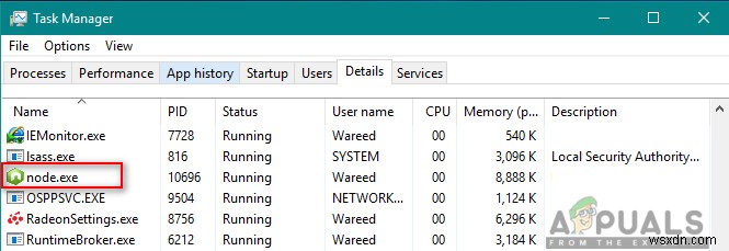 Là gì:Node.JS Executable ‘node.exe’ 