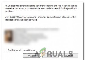 Cách khắc phục lỗi 0x800703EE với bộ lưu trữ bên ngoài 