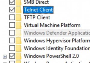 Cách kích hoạt Telnet trong Windows 10 