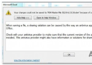 Cách sửa lỗi vi phạm chia sẻ trong Excel 