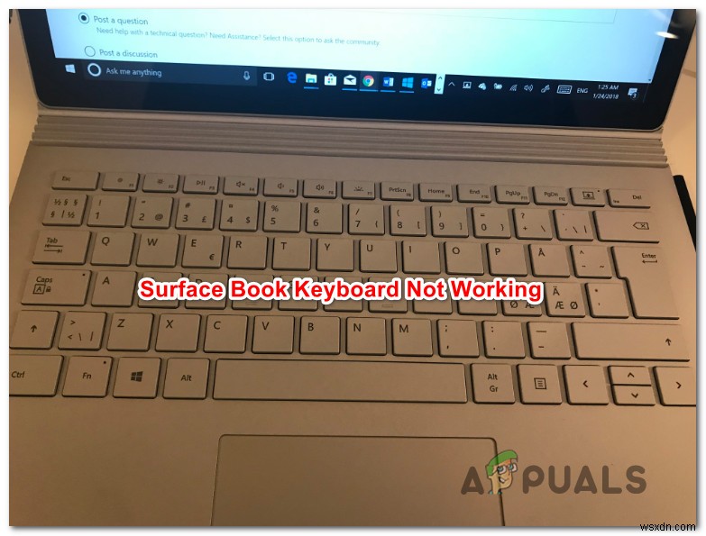 Cách khắc phục Bàn phím Surface Book không hoạt động 