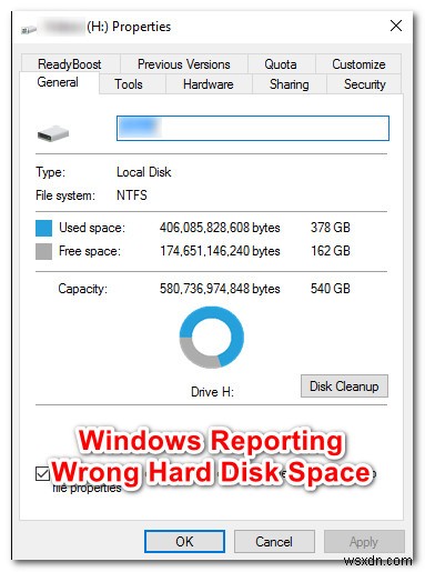 Cách sửa lỗi Windows báo cáo sai dung lượng đĩa cứng 