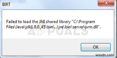 Cách khắc phục  Không tải được thư viện được chia sẻ JNI  