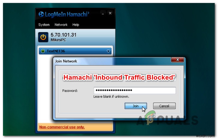 Cách khắc phục lưu lượng truy cập vào bị chặn trên Hamachi 