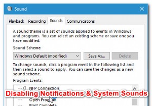 Cách tắt âm thanh thông báo và âm lượng trên Windows 10 