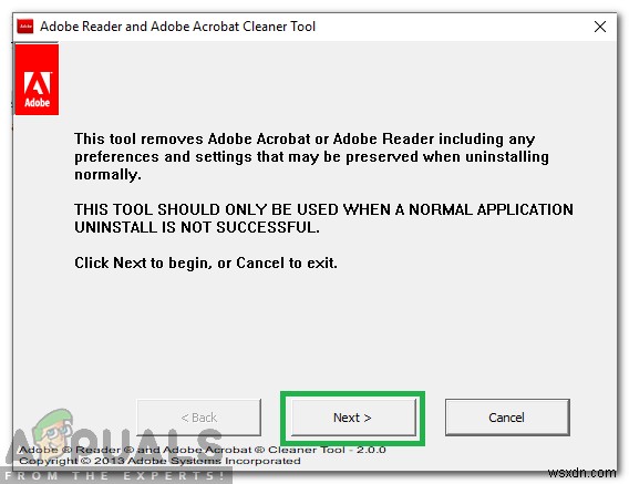 Khắc phục:Adobe Acrobat sẽ không mở 
