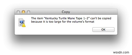 Cách sửa lỗi  Không thể sao chép mục vì nó quá lớn đối với lỗi định dạng của ổ đĩa  