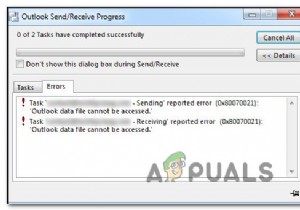 Cách sửa lỗi 0x80070021 