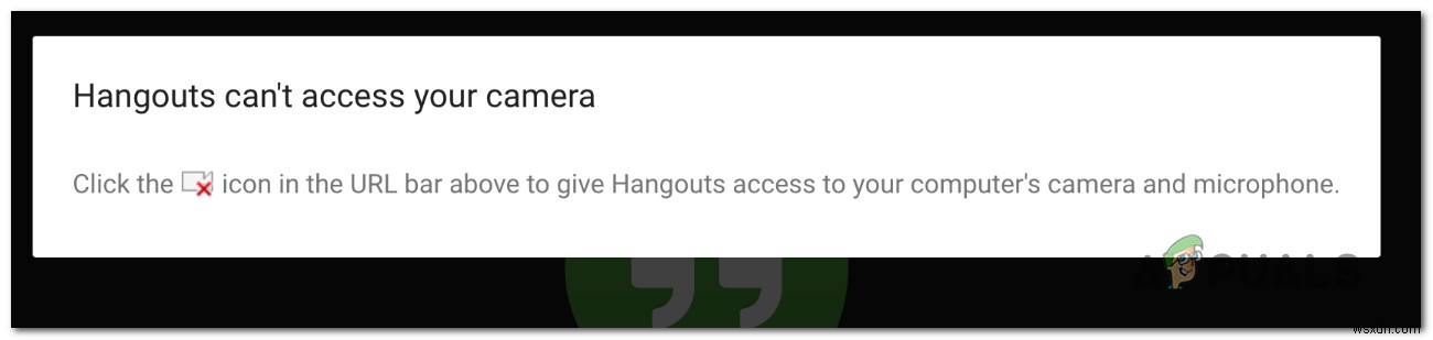 Cách khắc phục Google Hangouts Camera không hoạt động 