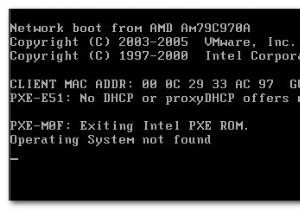 Khắc phục:Không tìm thấy hệ điều hành VMware 