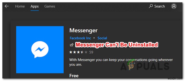 Cách gỡ cài đặt Facebook Messenger trên Windows 10 