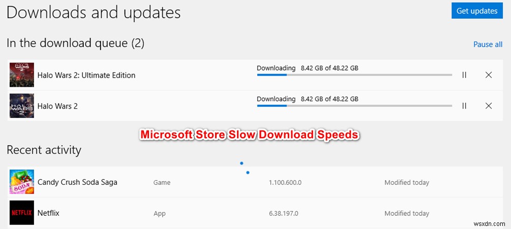 Khắc phục:Tải xuống chậm của Microsoft Store 
