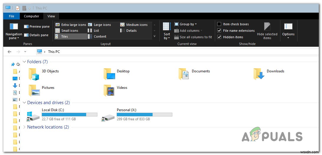 Khắc phục:Chủ đề tối của File Explorer không hoạt động trên Windows 10 