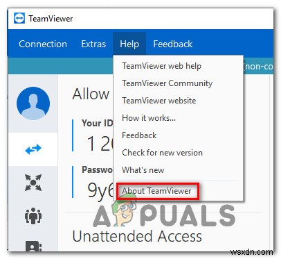 Khắc phục:TeamViewer bị kẹt khi khởi tạo các tham số hiển thị 