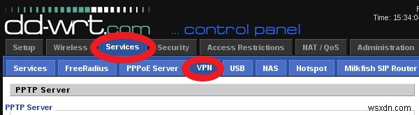 Cách thiết lập VPN trên bộ định tuyến DD-WRT 