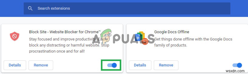 Khắc phục:Google Documents không hoạt động