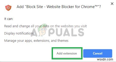 Cách chặn trang web trong Chrome