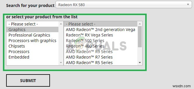 Khắc phục:Cài đặt Radeon hiện không khả dụng 