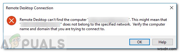 Khắc phục:Máy tính từ xa không thể tìm thấy máy tính trên Windows 10 