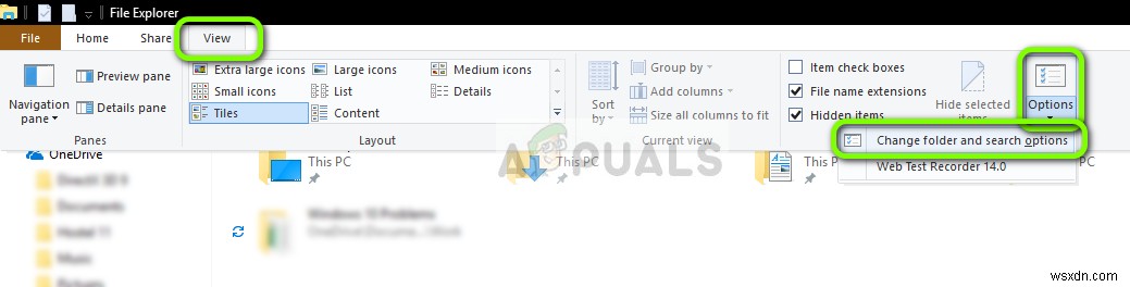 Khắc phục:Không thể tìm thấy Thư mục AppData Windows 10 
