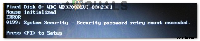 Khắc phục:Lỗi Windows 0199 Mật khẩu Bảo mật Số lần Thử lại Mật khẩu Đã Vượt quá 